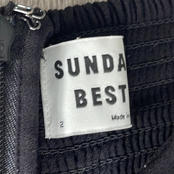 Sunday best black dress double lined - Picture 7 of 7